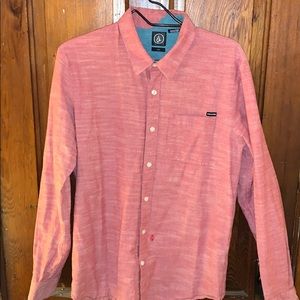 Pink button down